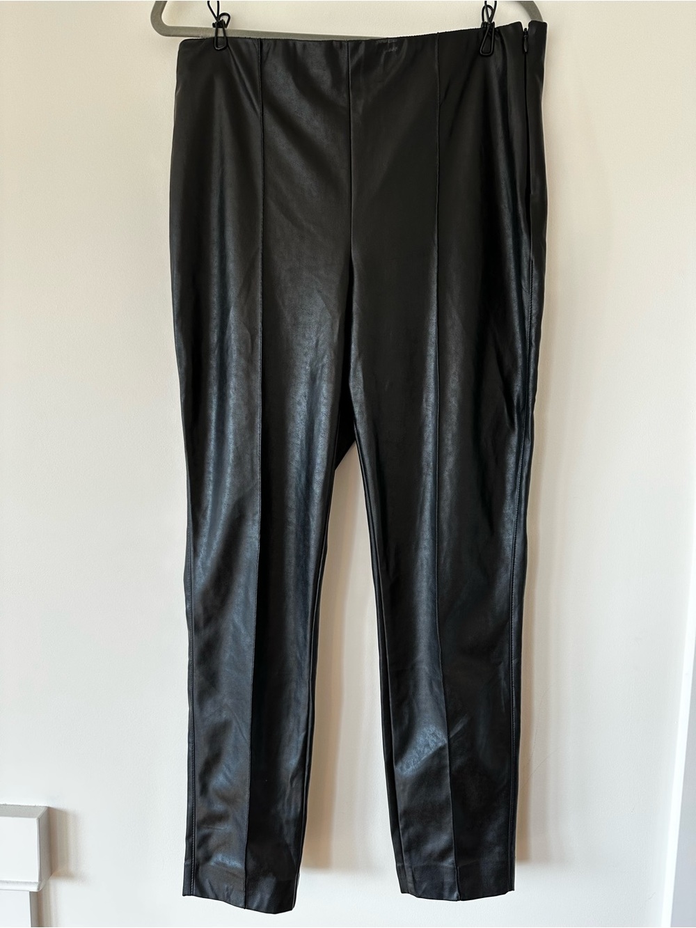 Babaton Frida High-Rise Vegan Leather Skinny Pants Size 12